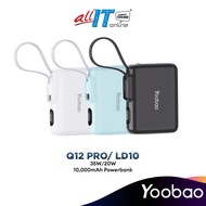 YooBao Q12 Pro 35W | LD10 22.5W 10000mAh Quick Charging Type-C Cable PowerBank