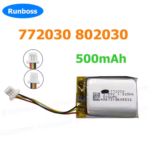 3.85V 772030 802030 500mAh Lithium Polymer Rechargeable Li-ion Battery For Neoline Evo z1 Auto-Regis