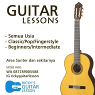 READY, KURSUS LES GITAR KLASIK FINGERSTYLE POP