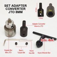 KEPALA BOR KECIL Lubang JTO 0.3 - 4 mm Mini Drill Chuck JTO Fit