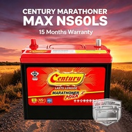 Century Marathoner Max NS60LS/RS - 55B24LS - Car Battery Delivery KL Selangor - Civic - Vios - Accor