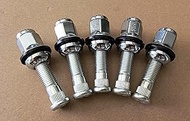 5pcs Front Rear M12x1.5 Wheel Stud Bolts 610-360 with Chrome Lug Nuts Replacement for Honda Accord &