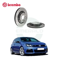 BREMBO Xtra Rear Brake Discs (2pcs) - VW Golf MK5 R32 Golf MK6 2.0R 4motion