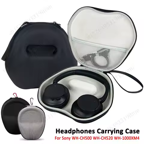 EVA Hard Case for Sony WH-CH500 WH-CH520 WH-1000XM4 Wireless Headphone Portable Carrying Case Pouch