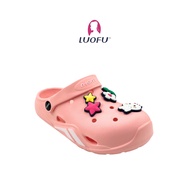 LUOFU Kid Girl EVA Bunny Clog Sandals E8110-E01
