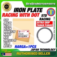 1pcs IRON PLATE CLUTCH DISC PLATE 100% ORIGINAL TOBAKI RS150 EX5 DREAM YAMAHA Y15ZR LC135 Y125Z