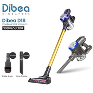 Dibea D18 Cordless Vacuum Cleaner Handheld Stick LED Light