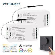 Matter WiFi Led Light Strip Driver RGB CW WW with Wireless Knob Switch Support Homekit Smartthings A