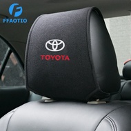 FFAOTIO Car Seat Headrest Cover With Pockets Car Interior Accessories For Toyota Wish Hiace Sienta Altis Harrier