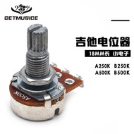 A250K/B500K 18MM Electric Guitar Bass Ordinary Small Potentiometer Volume Sound Color Knob Adjustmen