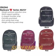 {ZIGZAG}100% ORINGINAL SCHOOL BAGPACK-BACKCARE SERIES 9025#/BEG SEKOLAH-PERLINDUNGAN TULANG BELAKANG