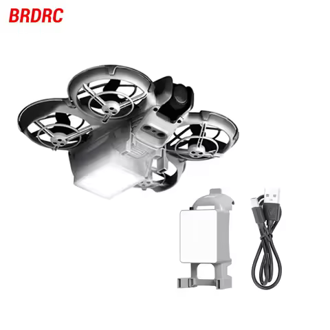 BRDRC LED Lights Landing Gear for DJI Neo Drone Accessories Quick Release Navigation Light Night Fly