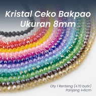 [8mm] Premium 8mm Czech Crystal Bakpau 8mm Czech Bead/ 8mm Czech Crystal/ 8mm Czech/ Bead/