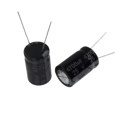 2pcs 4700uF 25V 4700MFD 25Volt 16*25mm Aluminum Electrolytic Capacitor Radial 4700mf25v 4700uf25v 25