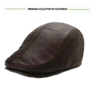 Pet - Topi Kulit Pria Pet Copet Maher Zain Premium Casual Keren dan Fashionable