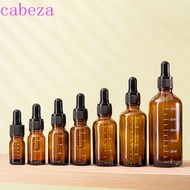 CABEZA Dropper Bottle with Scale Refillable Bottles Travel Aromatherapy Vials Amber Essential Oil Dr