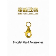 SF Bracelet Head Accessories/100%AUTHENTIC 916GOLD