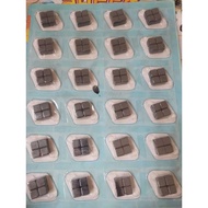 Box magnet cube-shaped magnet, contents 4 Fridge Magnet