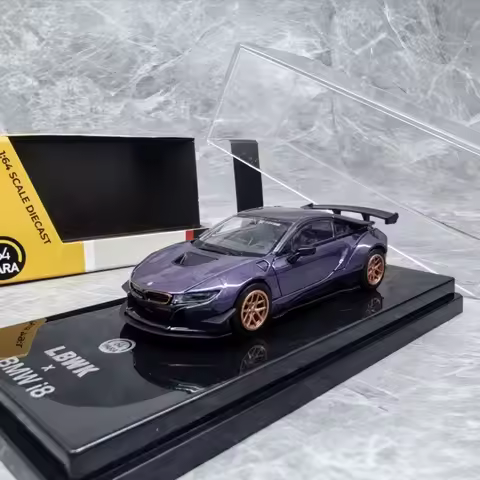 Para64 1:64 Lbwk Bmw I8 Widebody Modified Sports Car Model Car Ornament Official Flaws Not Covered