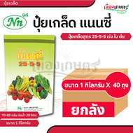 ( ยกลัง 40 ถุง ) ปุ๋ย ปุ๋ยเกล็ด แนนซี่ ปุ๋ย เกล็ด 20 20 20 / 25 5 5 / 30 10 10 / 6 32 32 / 30 20 10