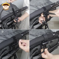 〔8C05〕 Double Hook Baby Stroller Hanger 360-degree Rotation Adjustment Cart Hook and Loop Fastener S