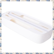 (BVWG) Drawer Food Wrap Dispenser Foil Plastic and Wax Paper Organizer for Kitchen Organization Easy