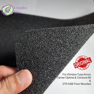 Carrier & Condura AIR FILTER  3mm Thickness PU Foam for 1/2HP. 3/4HP, 1HP & 3TR Window & Floor Mount