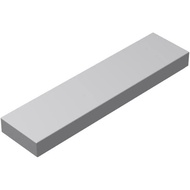 Classic Tiles Block Bulk, Light Gray Tiles 1x4, Building Tiles Flat 100 Piece, Compatible with Parts