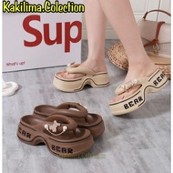 Must increase the size of the pattern is small. Women's EVA rubber wedge sandals. YBL 9001.