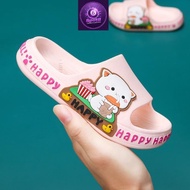 Spot8Cheap SA-L Sandals Soft Eva Children's Sandals Happy Cat Character Non-Slip 0821 Kids Feet Moti