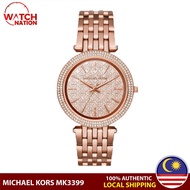 [🔥Original 2 Years warranty🔥] Michael Kors Darci Gold Crystal-set Watch Jam Tangan Wanita MK3399