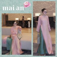 HONG XUAN Ao Dai, simple, elegant, luxurious 2-panel loose style1 - MAI AN Ao Dai Ao Dai Ao Dai Viet