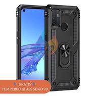PROMO Case Oppo A33 2020 A53 2020 A53s A32 2020 4G Hardcase 360 Military Kickstand Magnetic TPU + FR
