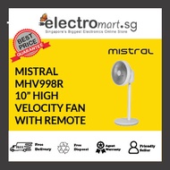 MHV998R 10” HIGH  VELOCITY FAN WITH REMOTE MISTRAL