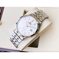 Đồng Hồ Nam Orient JAPAN WATCH Thiết Kế Mặt Tròn Dây Đúc Đặc Thép Không Gỉ Size 40mm