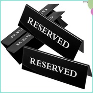 🎉 4Pcs Acrylic Reserved Sign Party Reserved Table Sign Reserved Seating Sign Wedding Reserved Sign