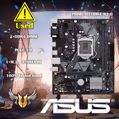 Asus PRIME H310M-E R2.0 LAG1151 32GB DDR4 inter 310 New Motherboard