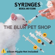 1cc 3cc 5cc Disposable Syringe Medicine Dropper with Removable Needle for Pets