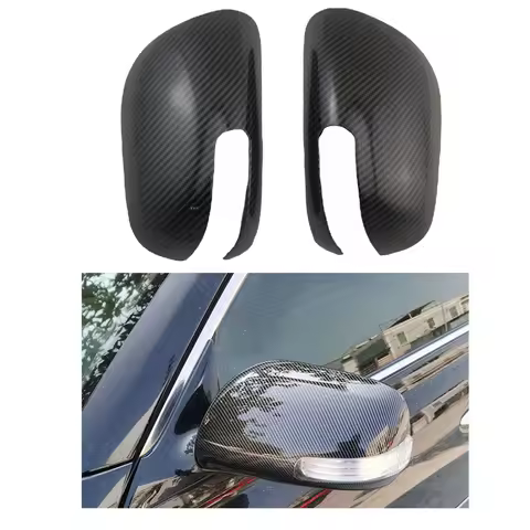 YOYO For Toyota Auris Vitz 2006 2007 2008 2009 2010 2011 ABS Chrome Carbon Car Accessories Door Mirr