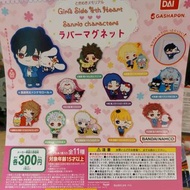 心跳回憶  Girl's Side 4th Heart x Sanrio Charcaters  磁石貼 扭蛋 (一套11款)有散