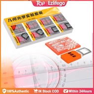 Physic Optical Lens Test Kit Concave Convex Lens Prism Acrylic Lens Optical Refraction