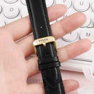 Suitable for Fossil Watch Band Genuine Leather Female Es5068/4671/3843/3988/4433 Leather Watch Strap