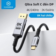 Cáp DisplayPort 1.4 Hagibis 8K Tốc Độ Làm Tươi Cao Đầu Nối DP Đực-đực Dành Cho Màn Hình Chơi Game Ca