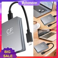 2 in 1 CFexpress Type B&SD Card Reader Cardreader Adapter USB 3.2 10Gbps with USB C To USB C/A Cable