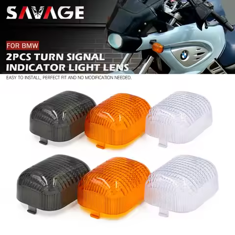 2pcs Turn Signal Indicator Light Lens For BMW F650GS F650CS Scarver F650ST F650 GS CS G650GS Motorcy