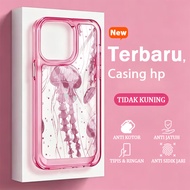 Cute Jellyfish Premium Clear Case Infinix Note 60 pro 5g Smart 20 Note 60 Pro Note 40 50 40I Hot 60 