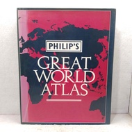 Philips Import Book - Great World Atlas English Atlas Book