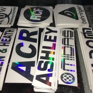 Asley hologram sticker