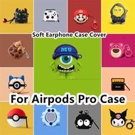 For Airpods Pro Case Couple Cute cartoon for Airpods Pro Casing Soft Earphone Case Cover