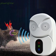 PIXELGLOW Ultrasonic Rodent Repeller, High-Power Cyclical Frequency Ultrasonic Mosquito Repeller, Lo
